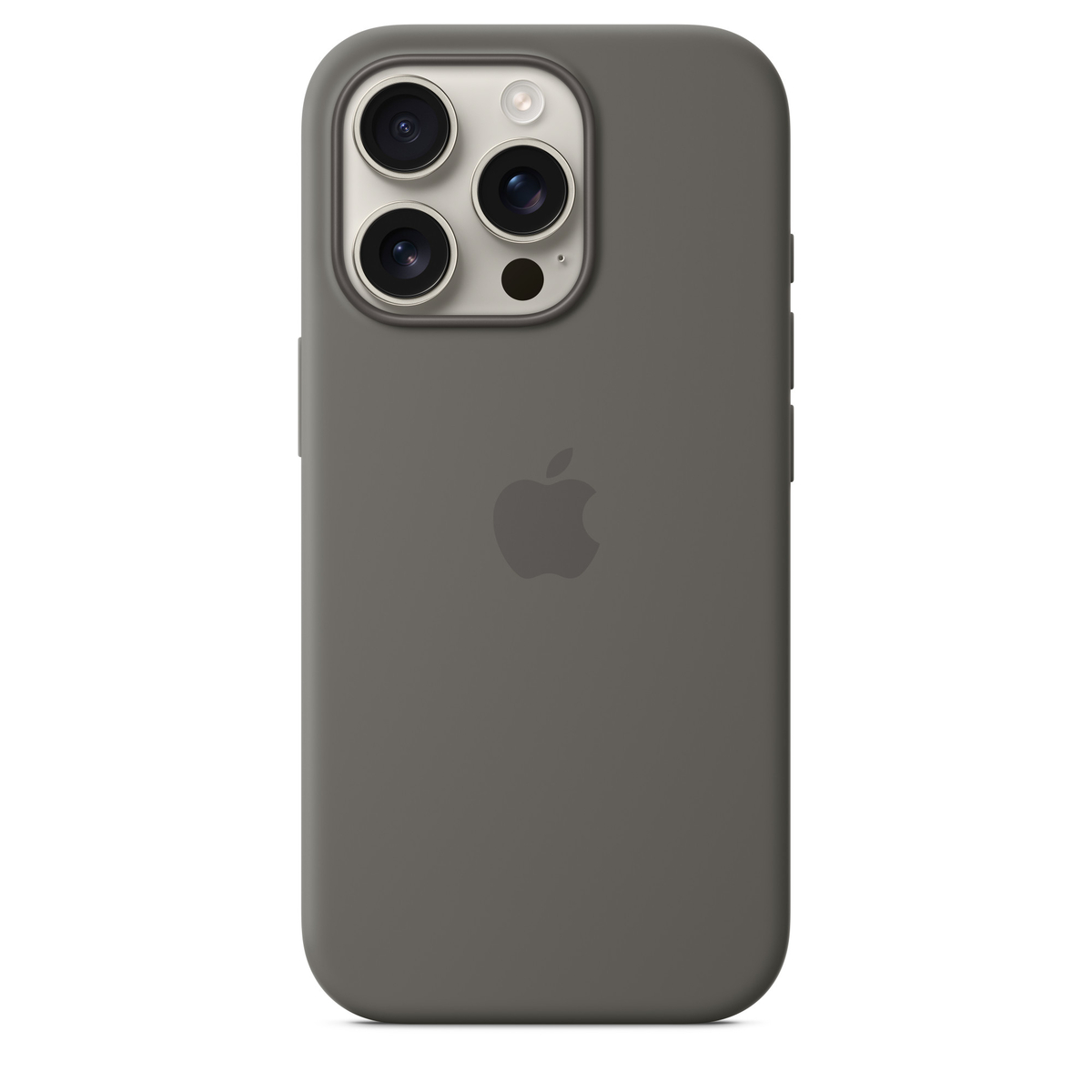 Apple iPhone 16 Pro Silicone Case with MagSafe, Stone Gray, MYYL3ZM/A