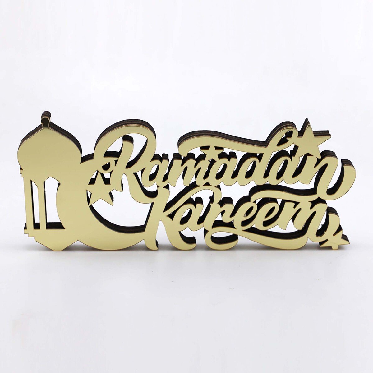 Party Fusion Wooden Ramadan Decoration, Assorted, RM00591