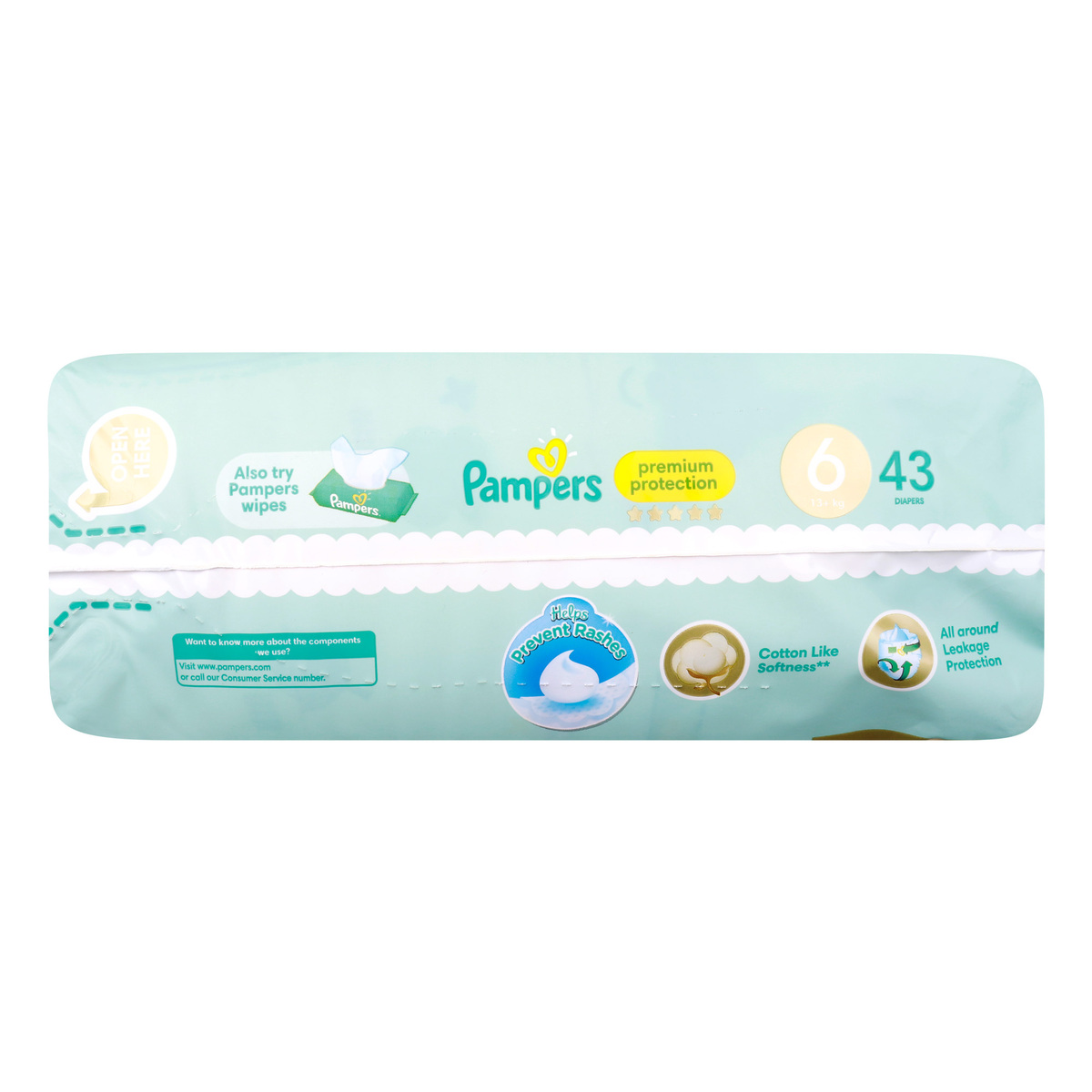 Pampers Premium Care Baby Diaper Size 6 13+ kg 2 x 43 pcs