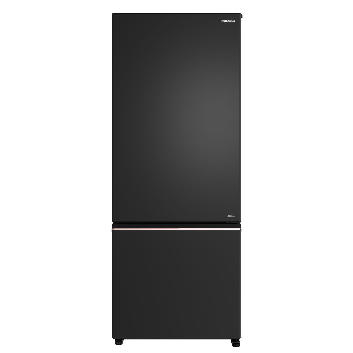 Panasonic Double Door Refrigerator, 401L Net Capacity, Black, NR-BK468BQKU