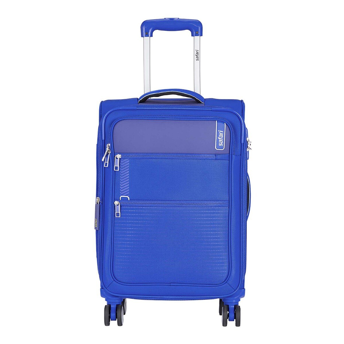 Safari 4 Wheel Soft Trolley Jetsetter, 81 cm, Blue