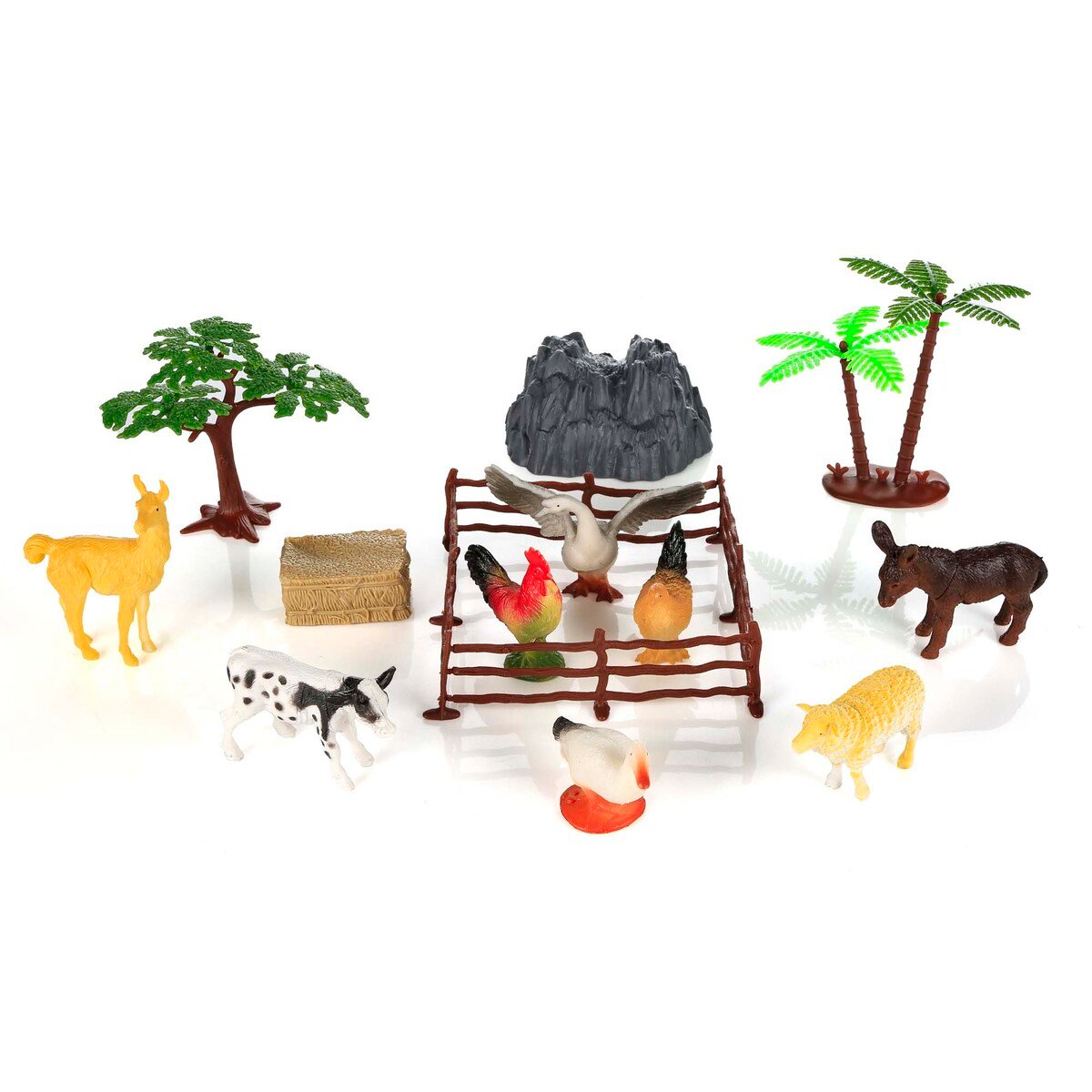 Animal Model World Farm Animal Set, 13 Pcs, YX-7007