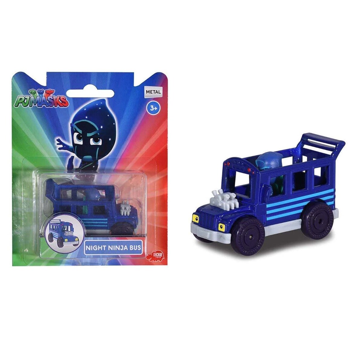 Dickie Pj Masks Single Pack Night Ninja Bus, Multicolor