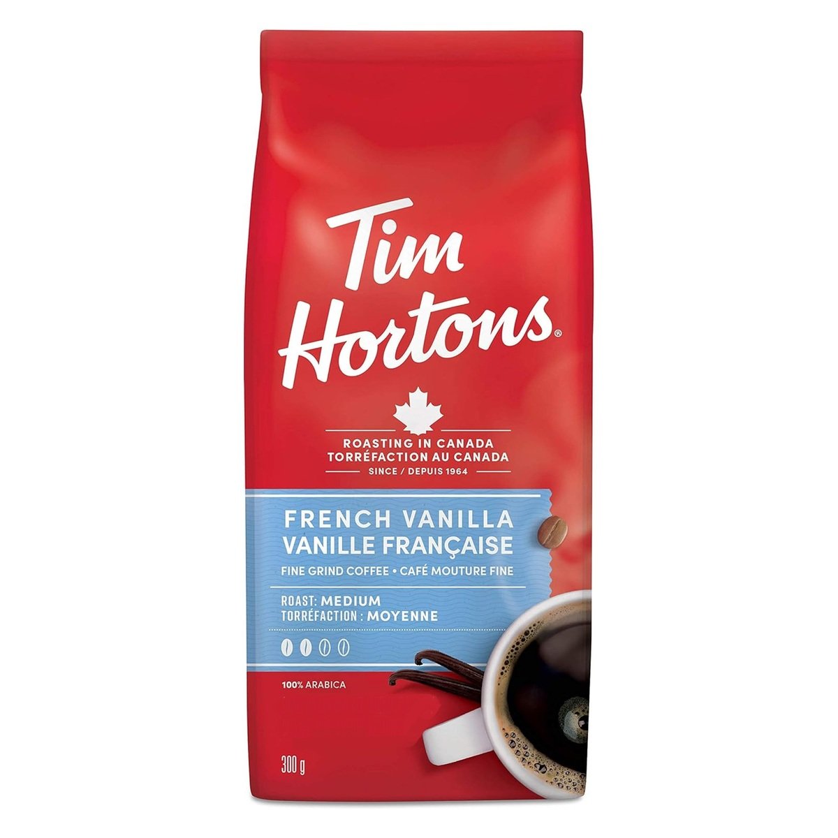 Tim Hortons French Vanilla Coffee 300 g