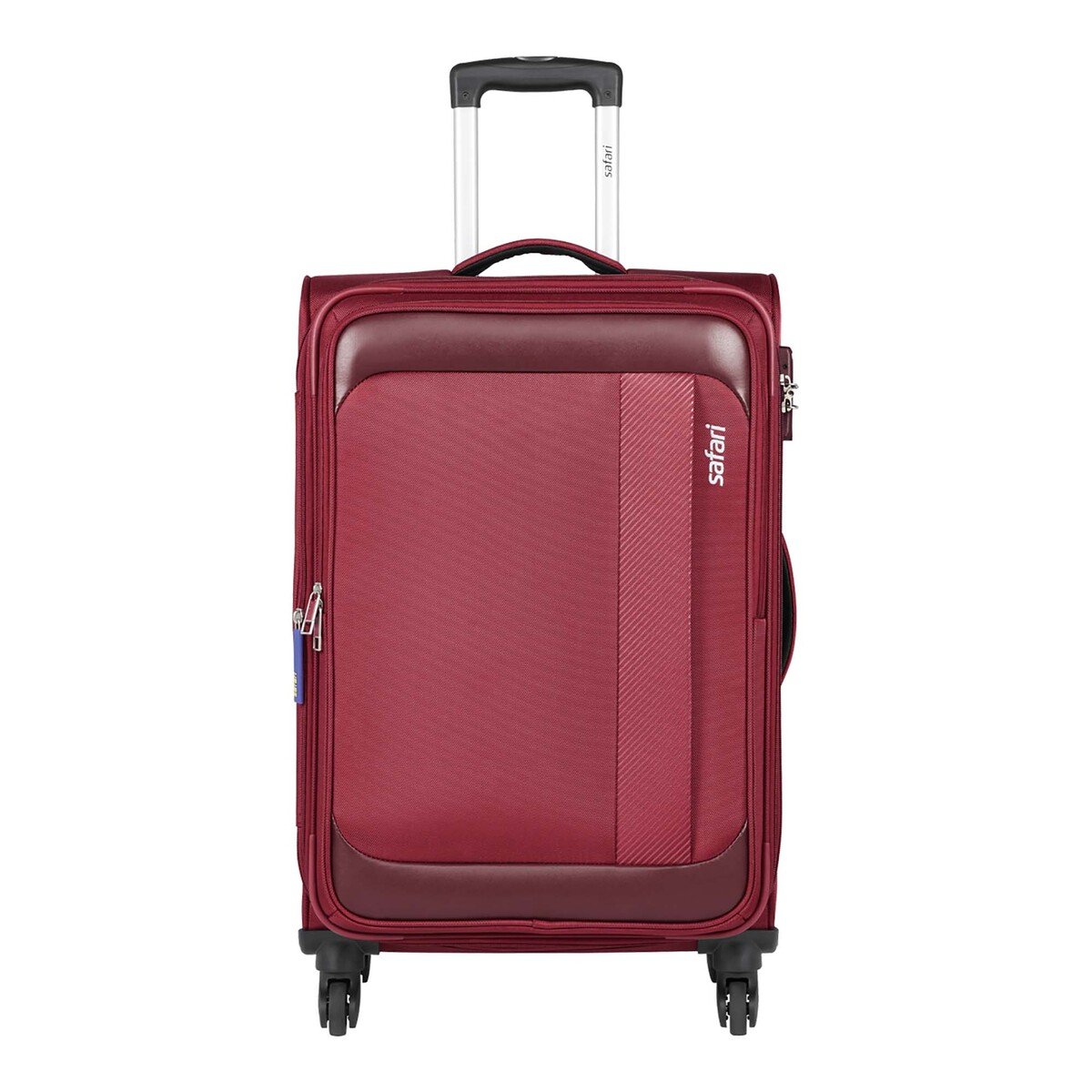 Safari 4Wheel Soft Trolley Slant 59cm Red