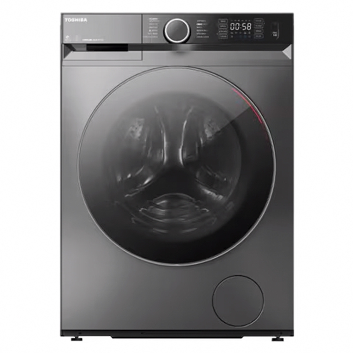 Toshiba Front Load Washing Machine, 9 kg, 1400 RPM, 12 Programs, Silver, TW-BK100GF4B(SK)