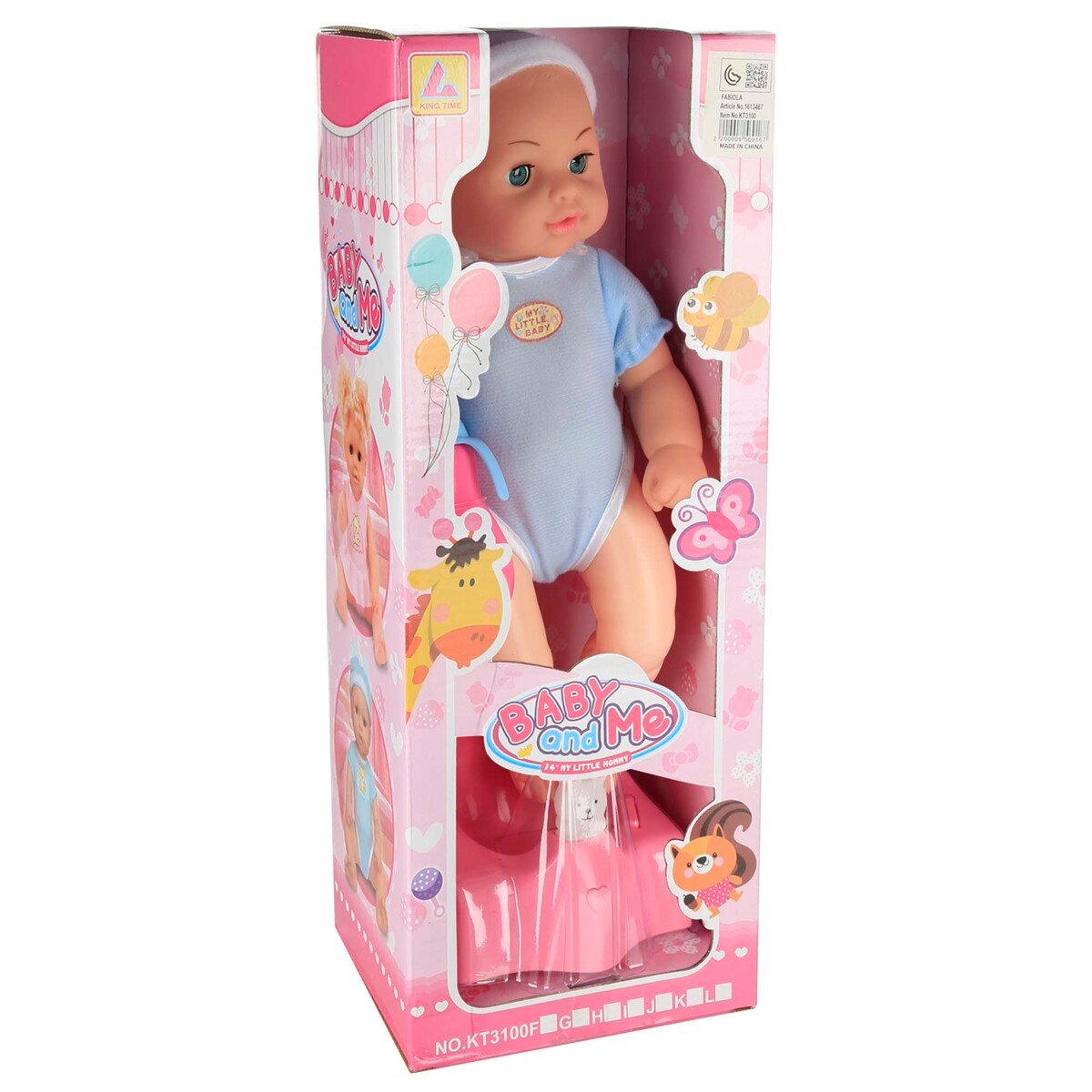 Fabiola Battery Operated Baby Doll 12In KT3100I