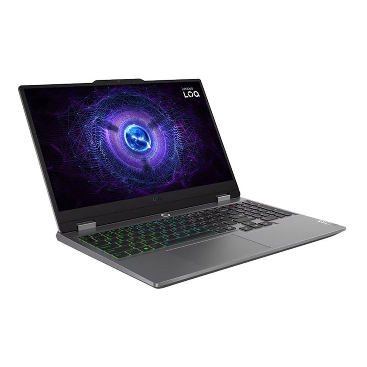 Lenovo LOQ Gaming Laptop, 15.6" FHD IPS Display, Intel Core i5-12450HX Processor, 16 GB RAM, 512 GB SSD Storage, 6 GB NVIDIA GeForce RTX 3050 GPU, Windows 11 Pro, Luna Grey, 15IAX9 83GS00F6AX