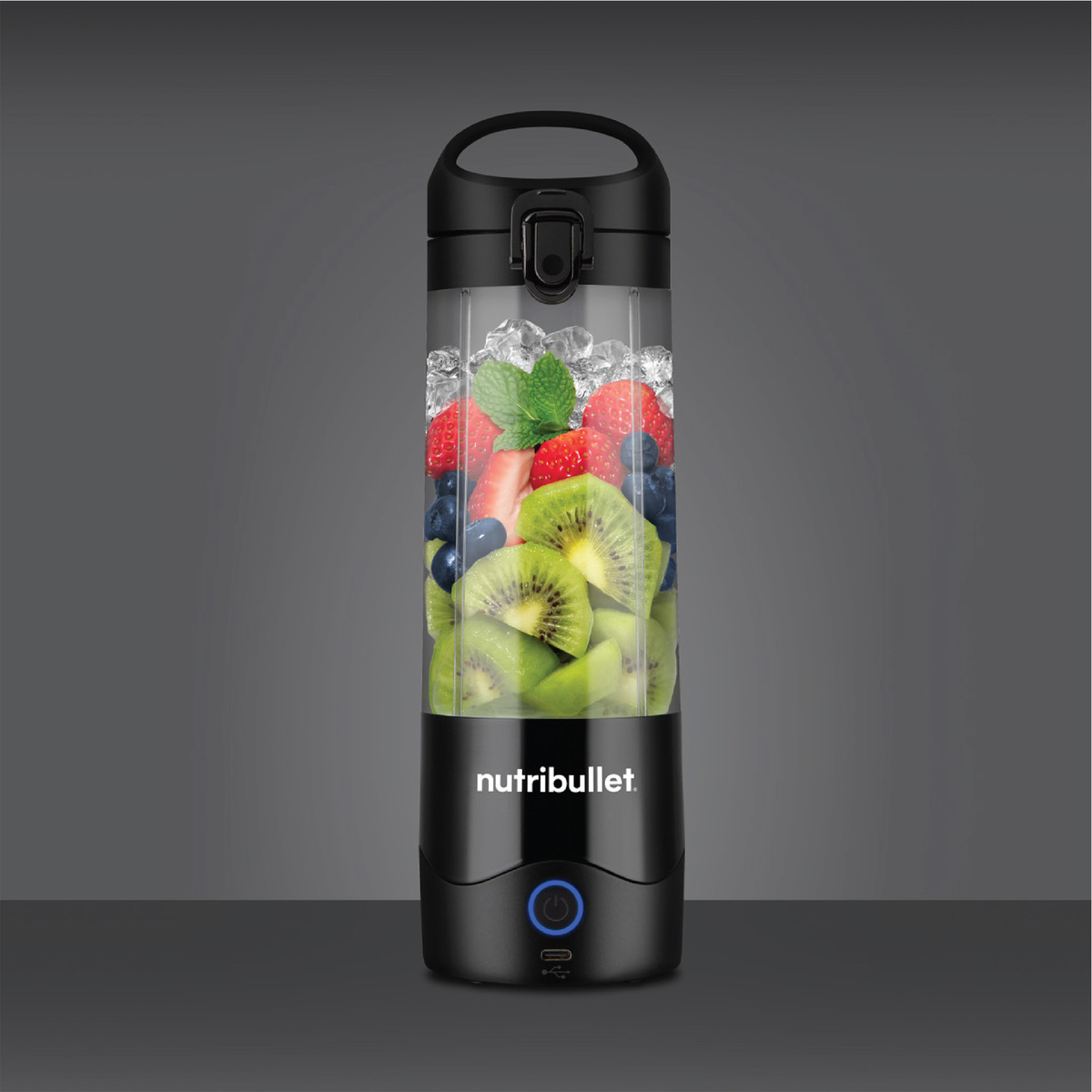 NutriBullet Rechargeable Portable Blender, Black, NB-PB475W