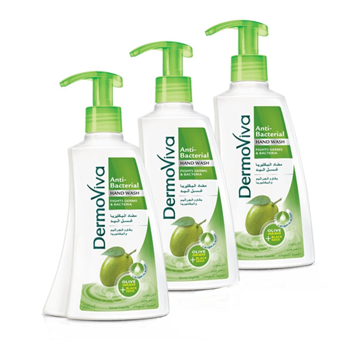 Dabur DermoViva Hand Wash Assorted 200 ml 2 + 1