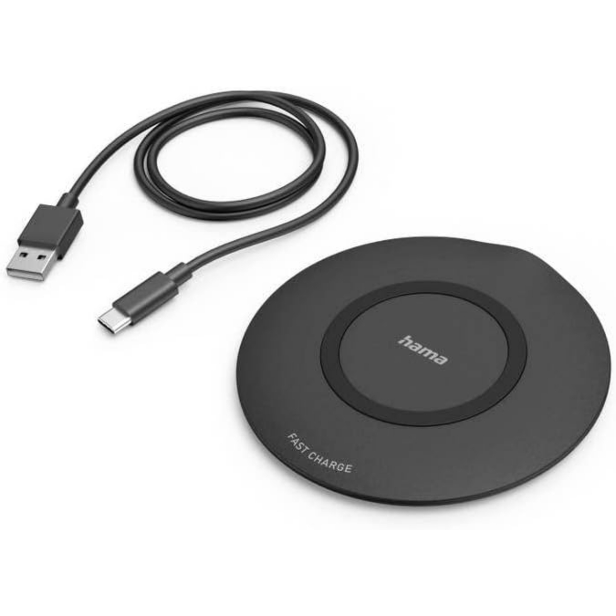 Hama Wireless Charging Pad, 15 W, Black, 201674