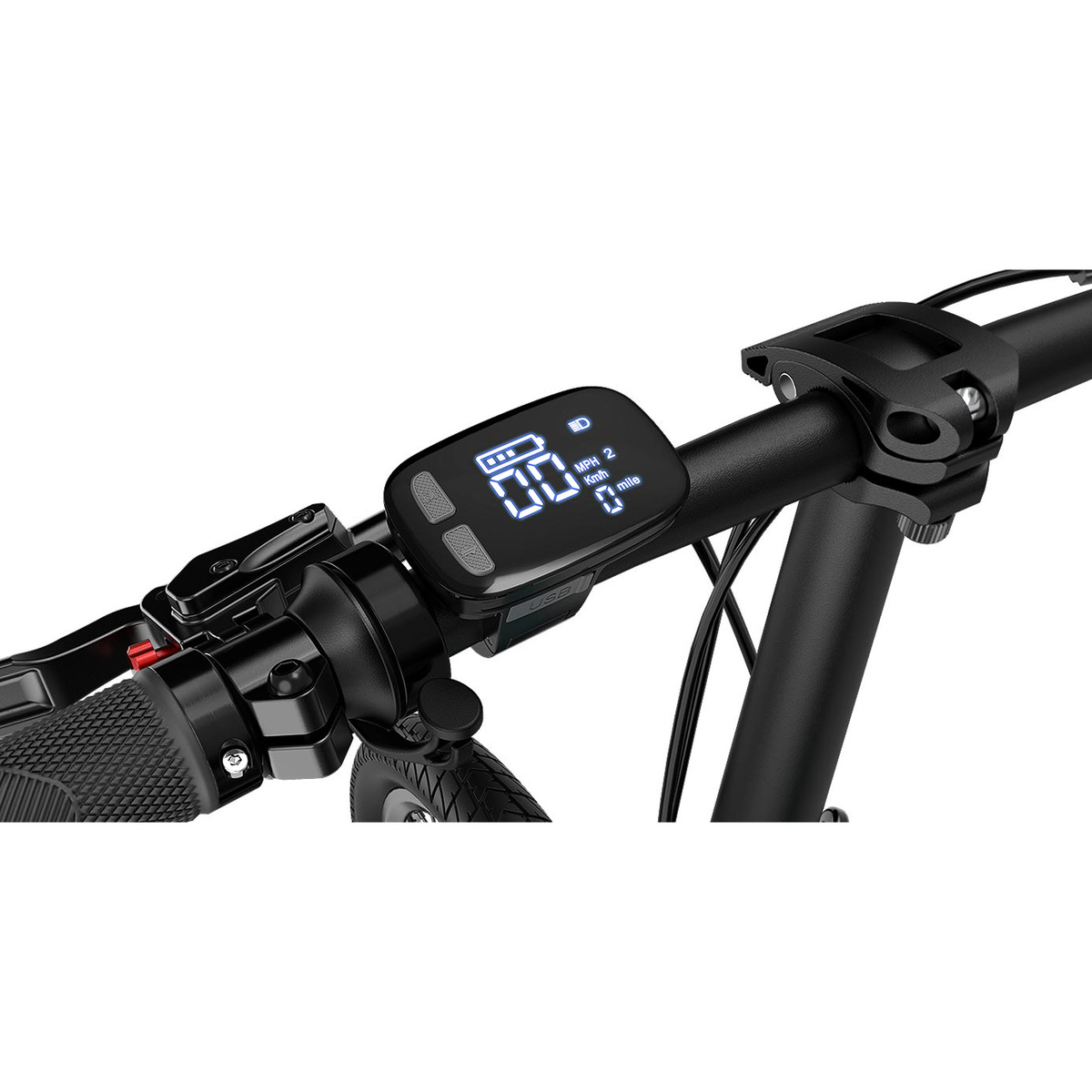 Fiido X Folding Electric Bike With Torque Sensor, Blue