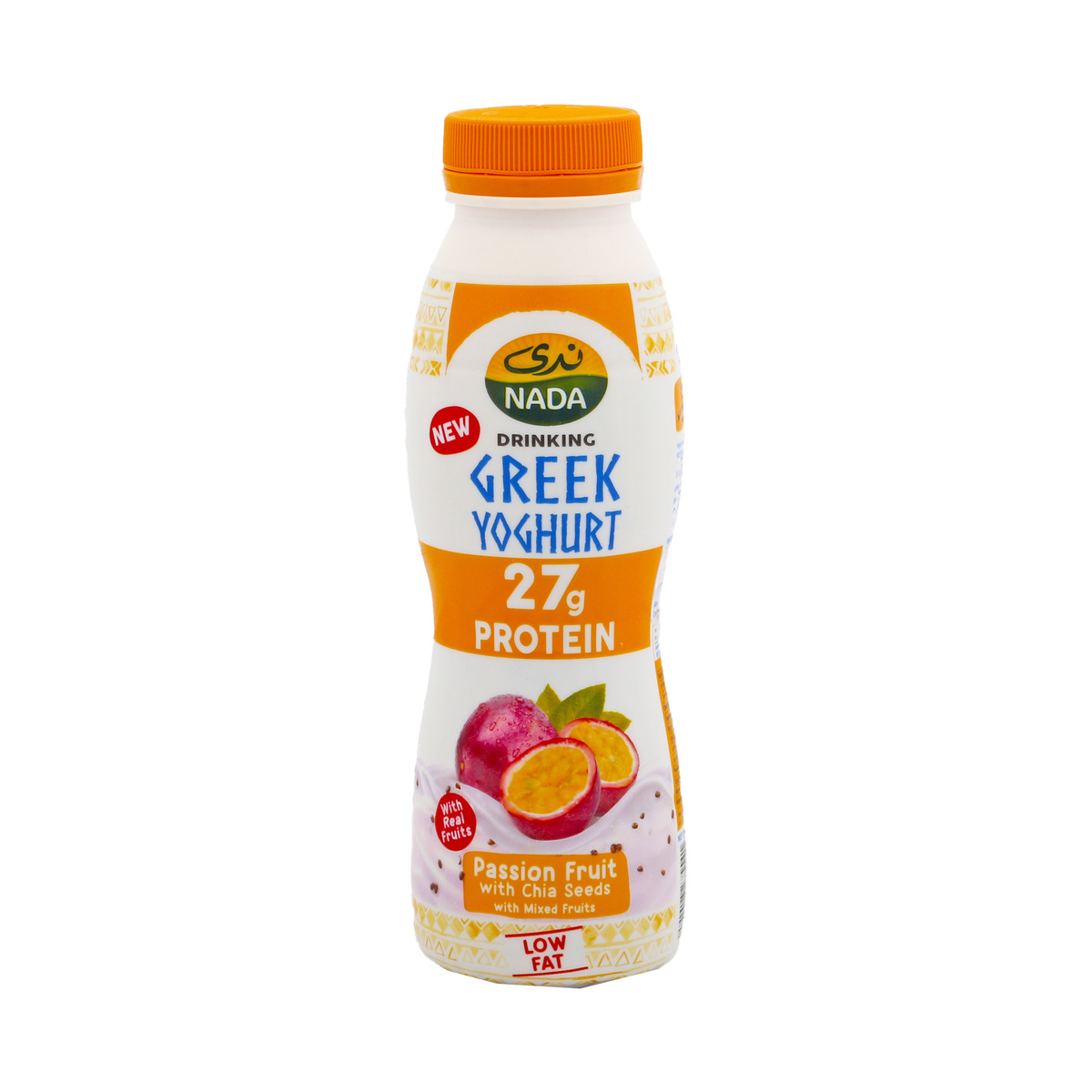 Nada Greek Yoghurt Drink Passion Fruit With Chia Seed 330 ml