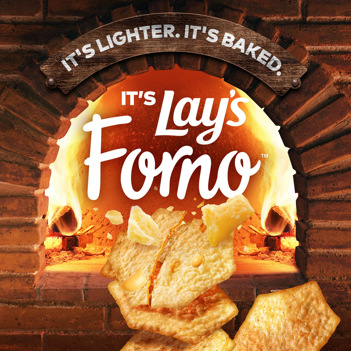 Lay's Forno Authentic Cheese Potato Chips 40 g