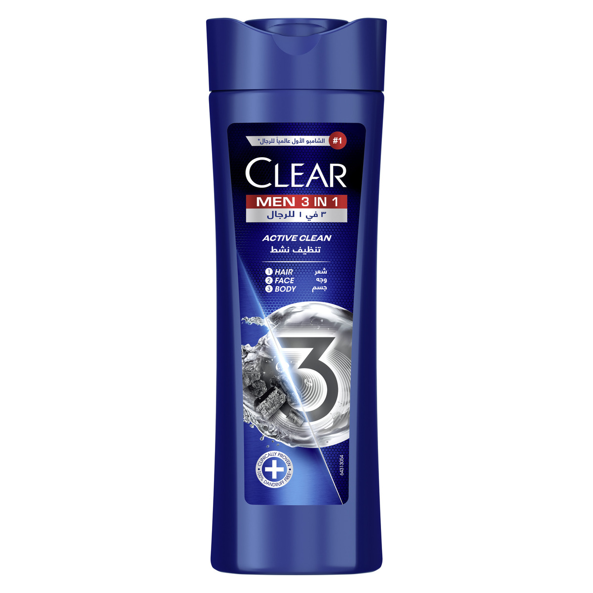 Clear Men 3in1 Active Clean Shampoo For Men 400 ml