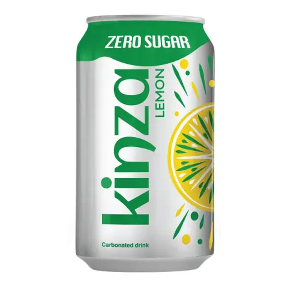 Kinza Carbonated Drink Zero Sugar Lemon 360 ml