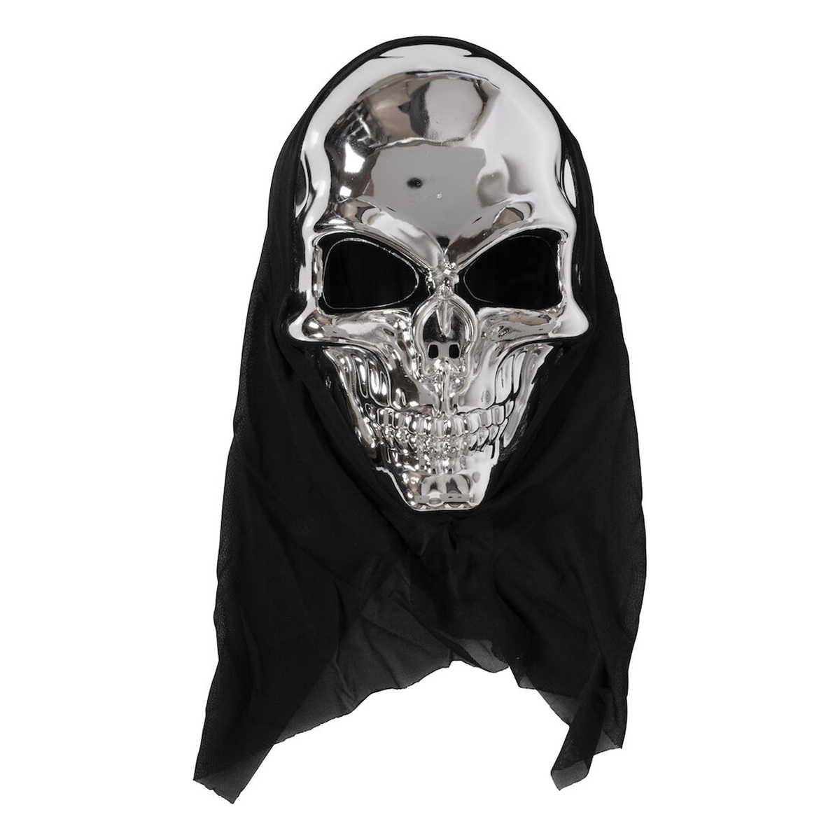 Halloween Skull Mask silver