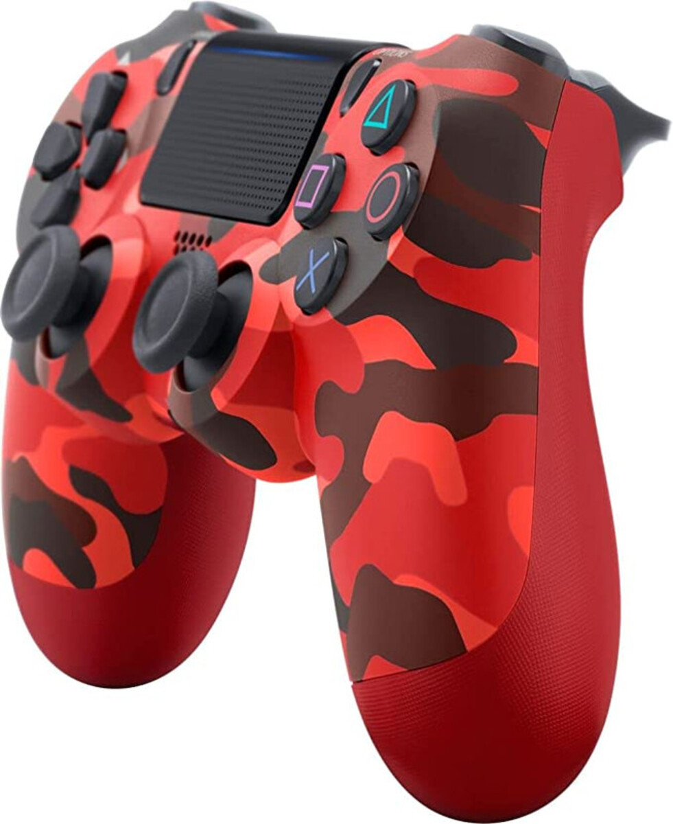 Amj Wireless Double Shock  Controller Camo Red (army Red)for P4