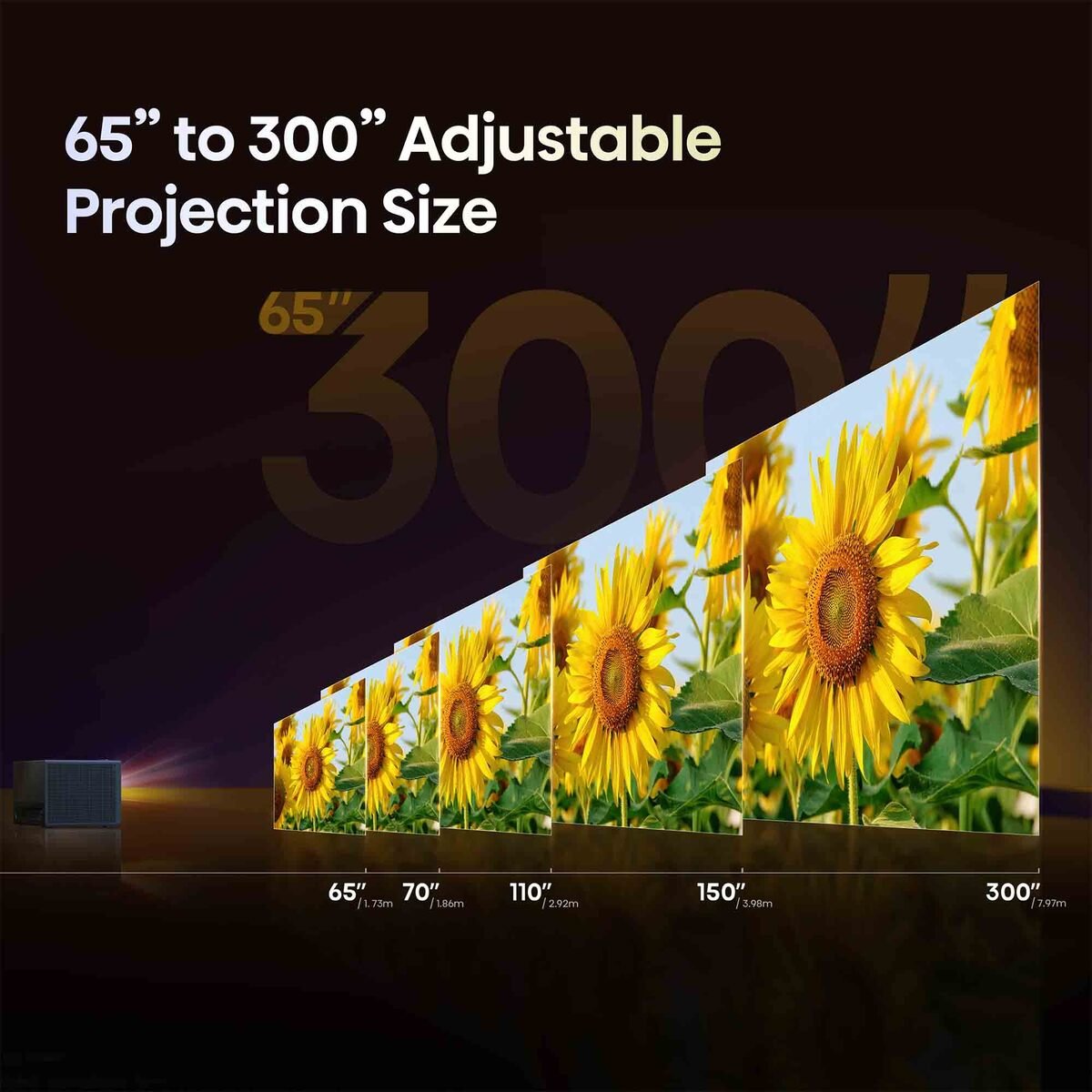 Hisense C1 4K UHD Mini Projector up to 300 Inches