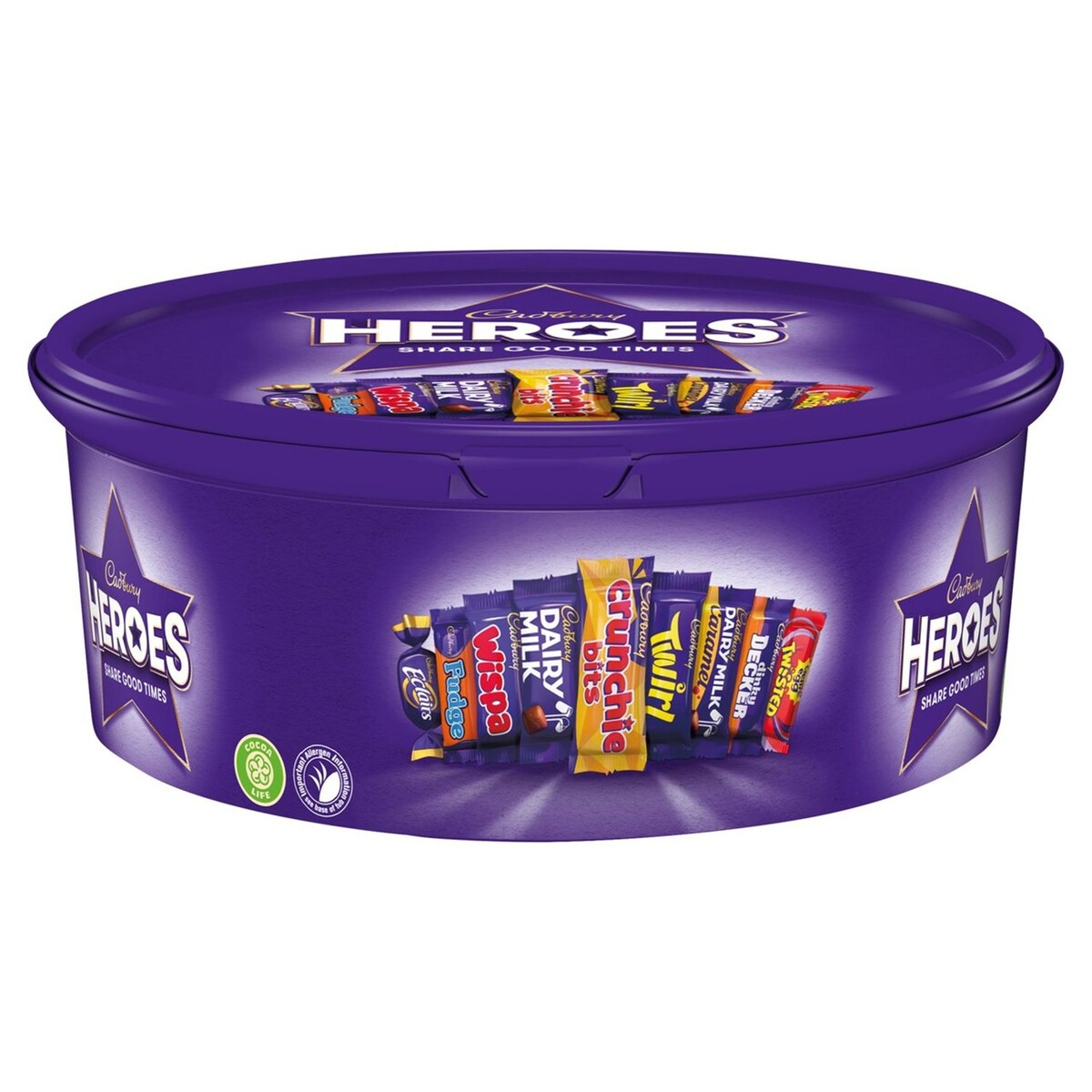 Cadbury Heroes Chocolate Tub 550 g