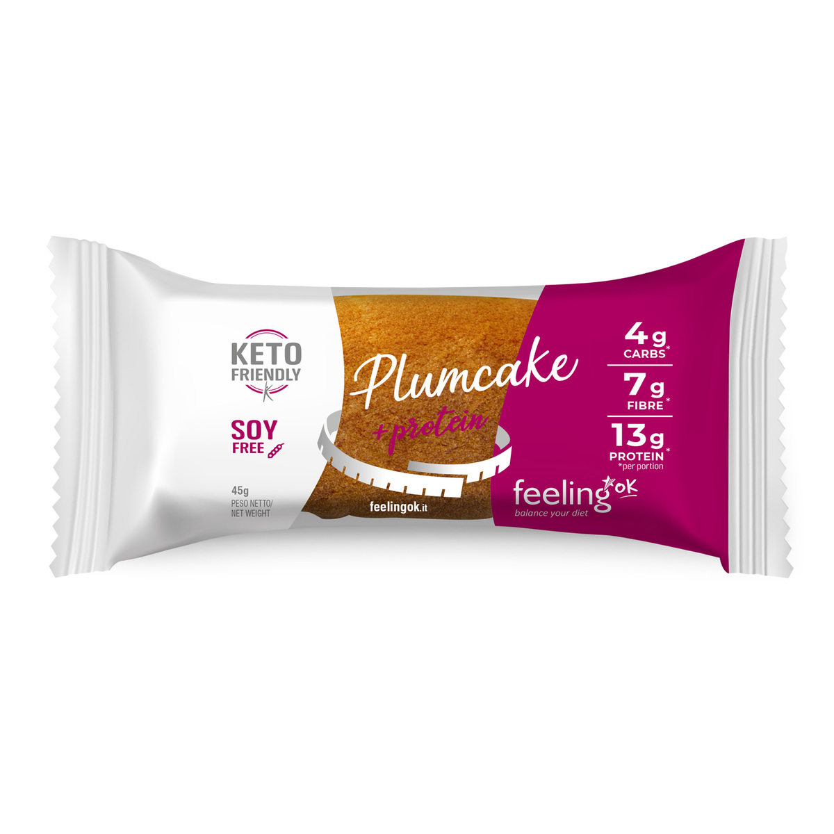 Feeling Ok Protein Plumcake Vanilla 45g