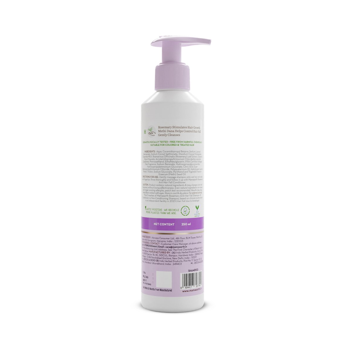 Mamaearth Rosemary Anti-Hairfall Shampoo 250 ml