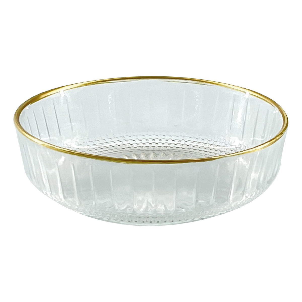 Glascom Decorative Glass Bowl, 12 cm, Clear, ELEN006