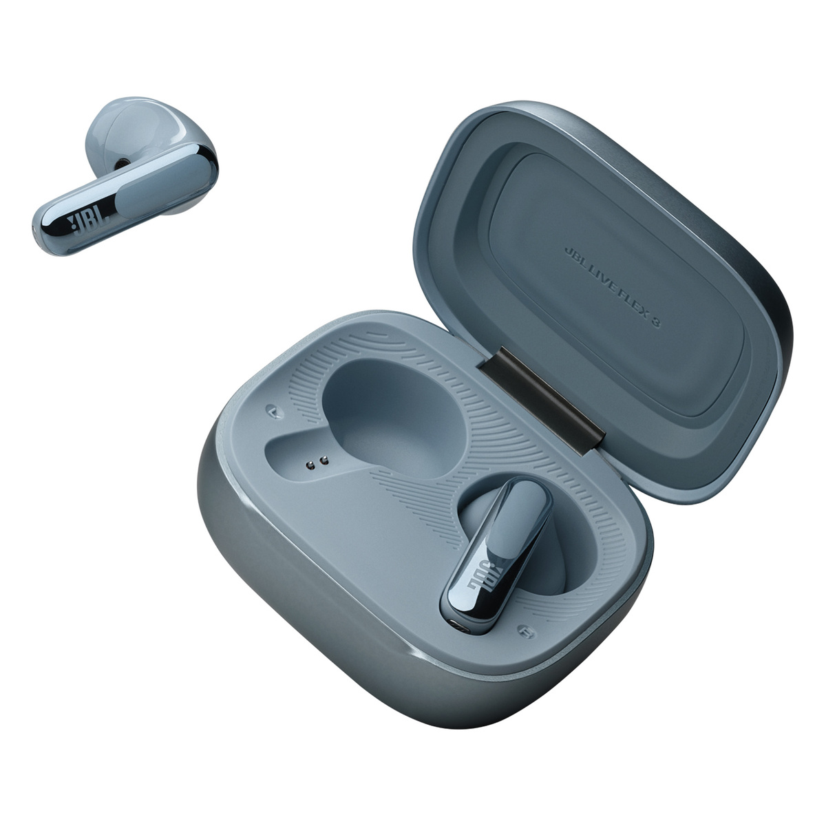 JBL LIVE FLEX 3 True Wireless Noise Cancelling Open-Stick Earbuds, Blue