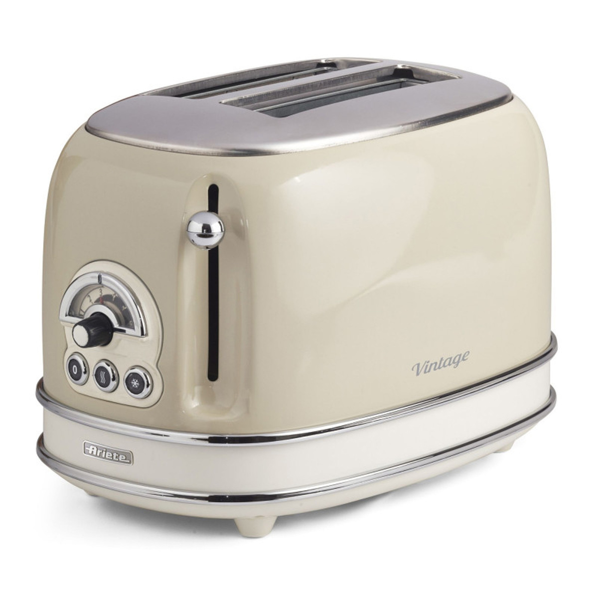 Ariete 2 Slice Bread Toaster, 810 W, Beige, TP 0155