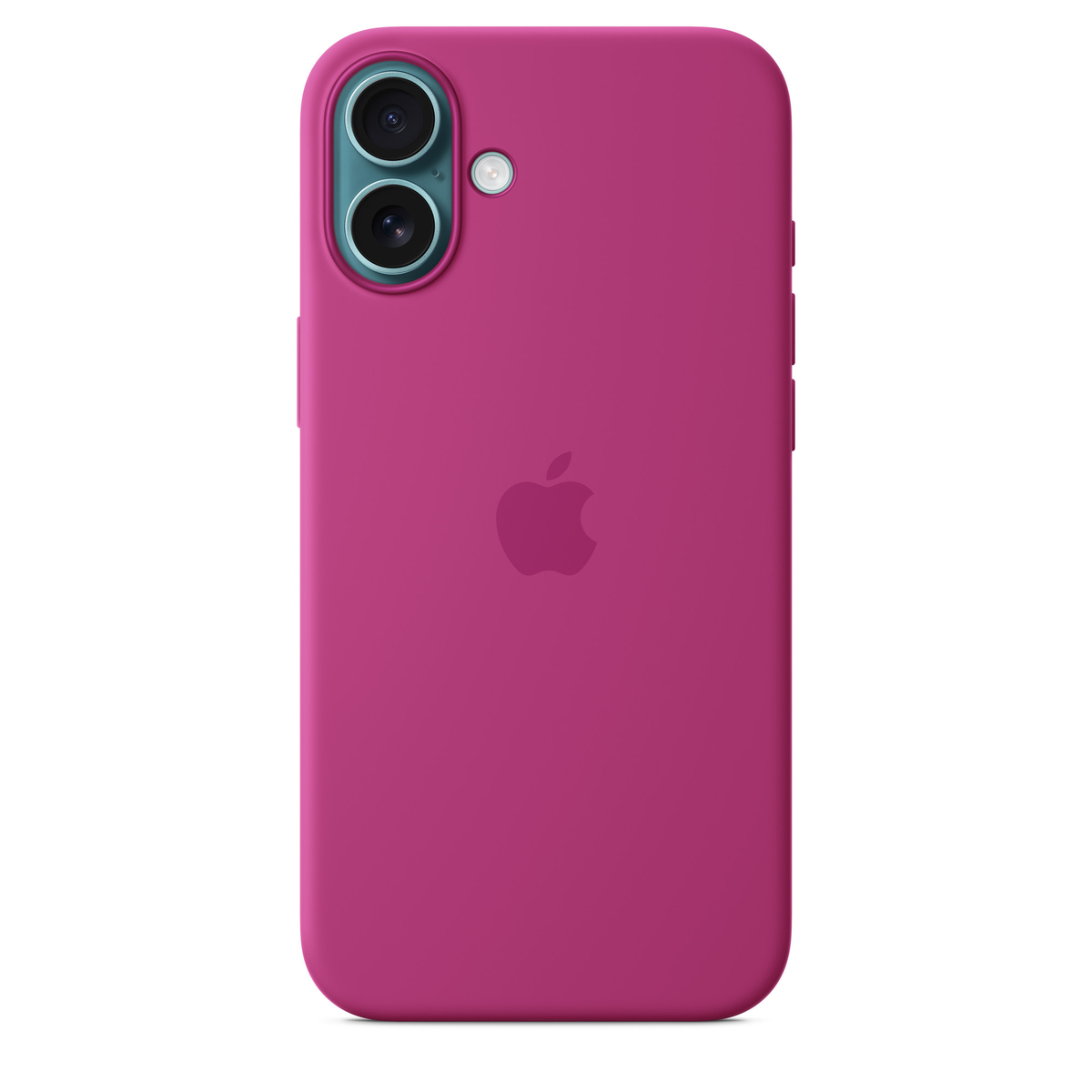 Apple iPhone 16 Plus Silicone Case with MagSafe, Fuchsia, MYYE3ZM/A