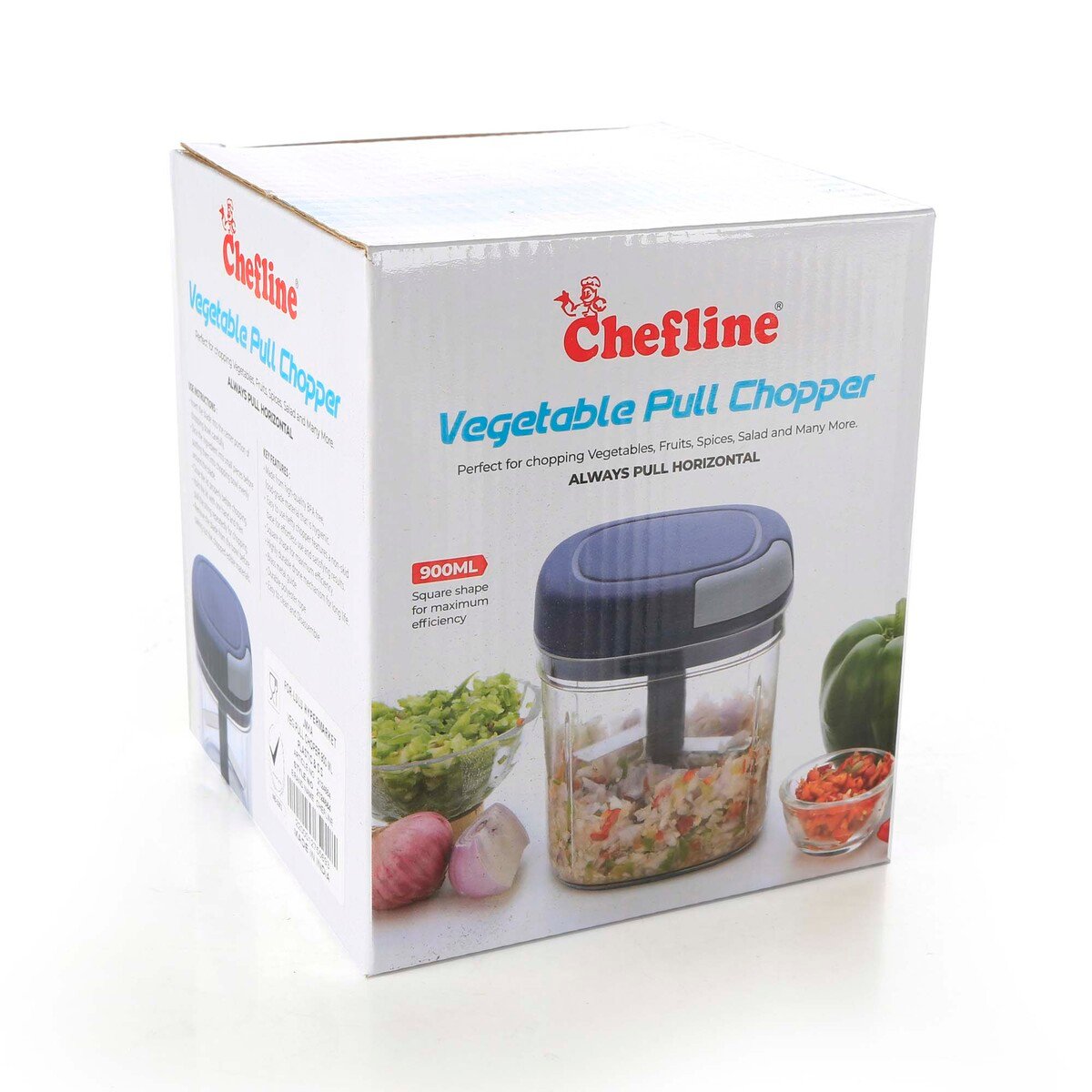 Chefline Vegetable Pull Chopper 900ml INDPJ