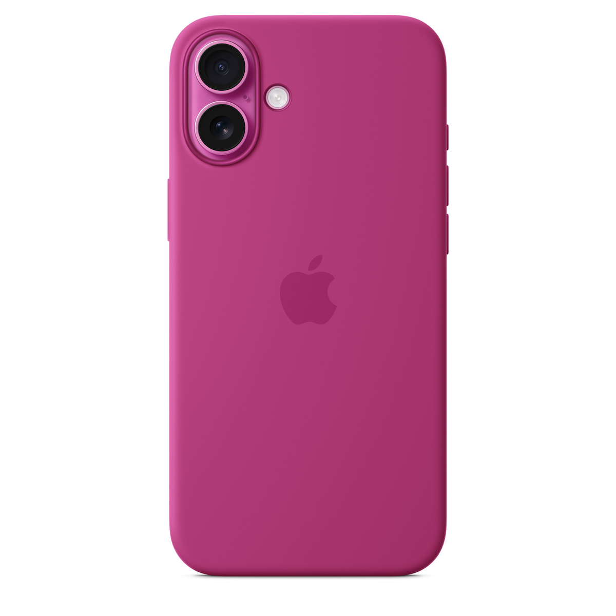 Apple iPhone 16 Plus Silicone Case with MagSafe, Fuchsia, MYYE3ZM/A