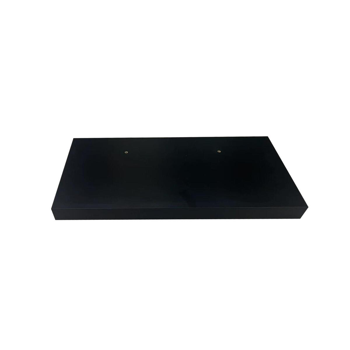 Maple Leaf Decorative Wooden Wall Shelf 50cm Black