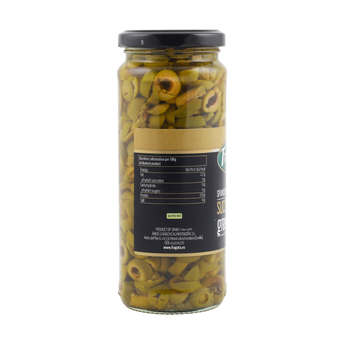 Fragata Spanish Green Olives Sliced 340 g