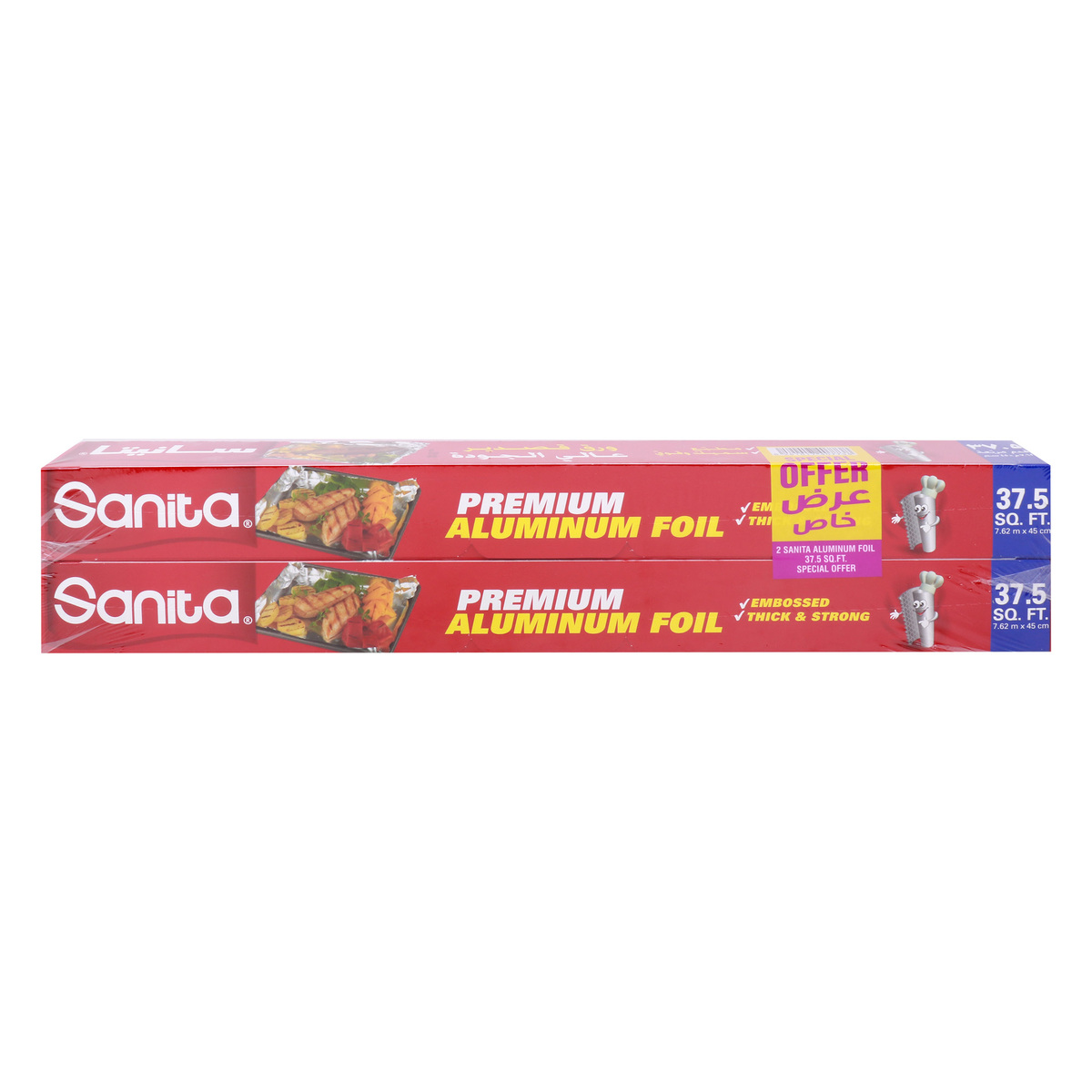 Sanita Premium Aluminum Foil 2 x 37.5 Sq ft