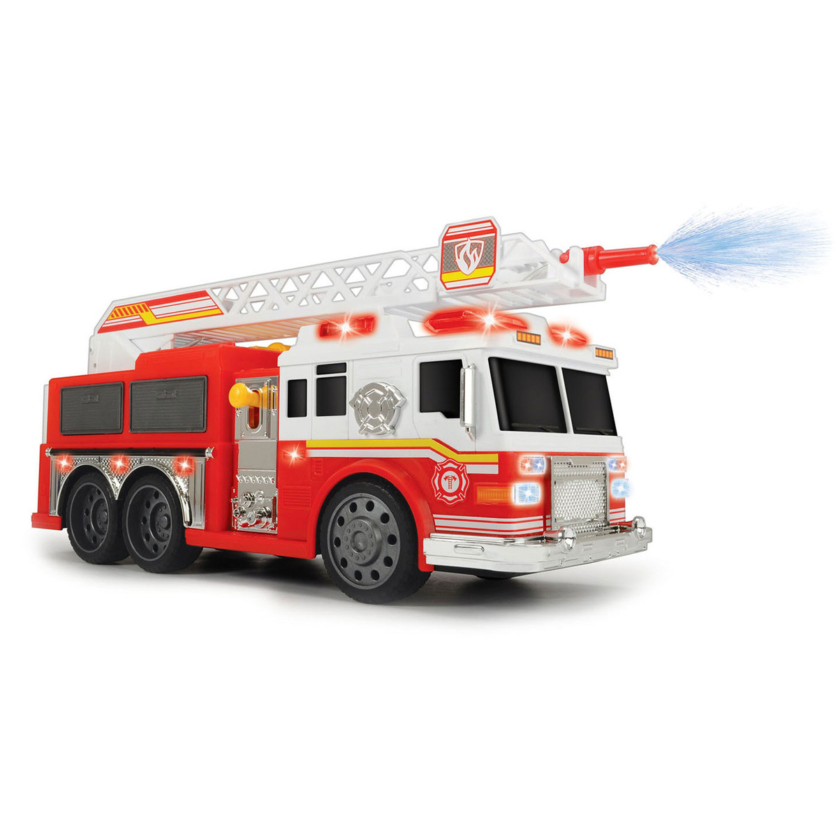 Dickie Fire Truck with Light and Sound, 203308377, Red