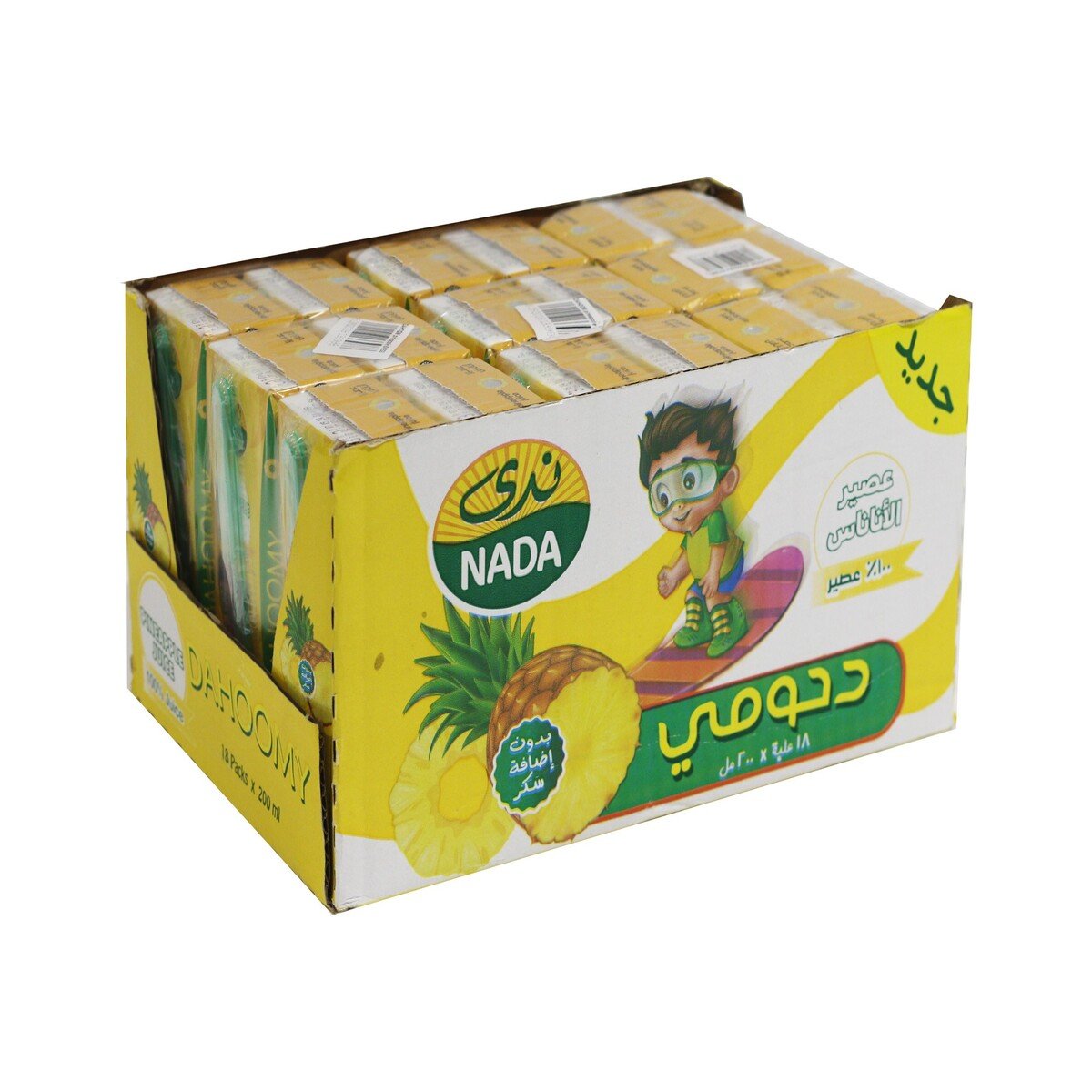 Nada Dahoomy Pineapple Juice UHT 6 x 200 ml