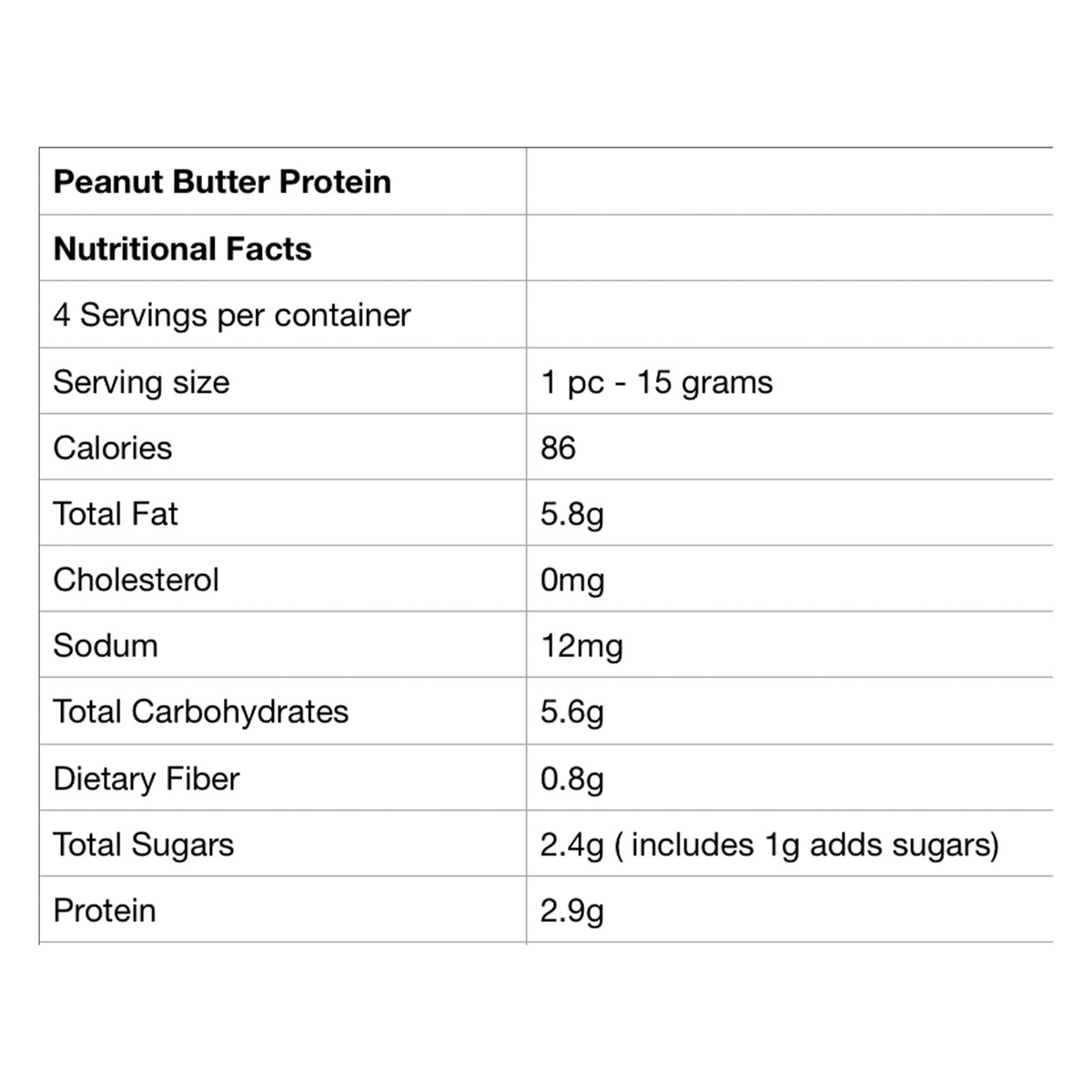 Fade Fit Peanut Butter Protein Balls 60 g