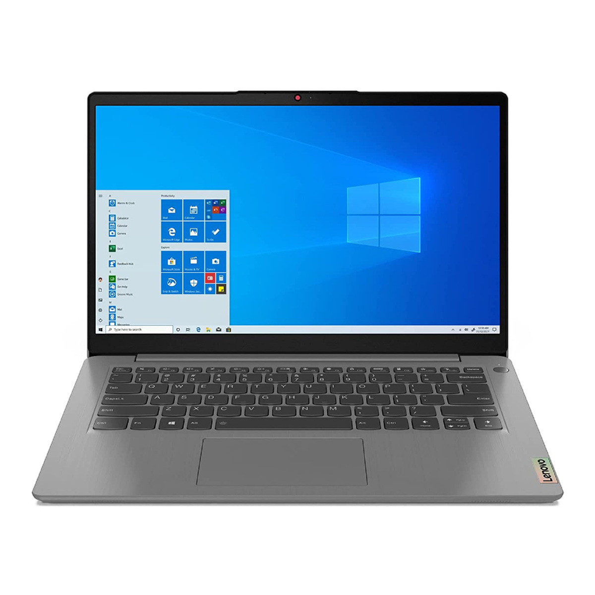 لينوفو ايدياباد 3 مع 15.6 بوصه عالي الدقة , انتل كور e i5-1155G7, 8GB RAM,256جيجابايت SSD,Windows 11 Home,رمادي- [82H8035BAX]