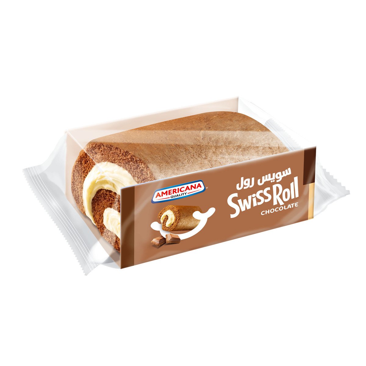 Americana Chocolate Half Swiss Roll 12 x 55 g