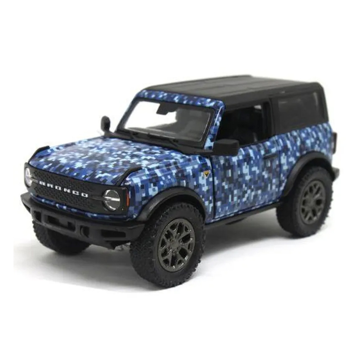 Kinsmart 2022 Ford Bronco Camo Die Cast Car, Scale 1:34, Assorted 1 pc, KT5445DB