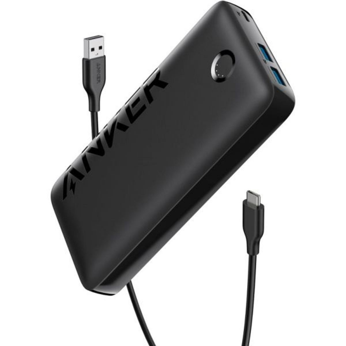 Anker 335 Power Bank, 20000 mAh, Black, A1288H11