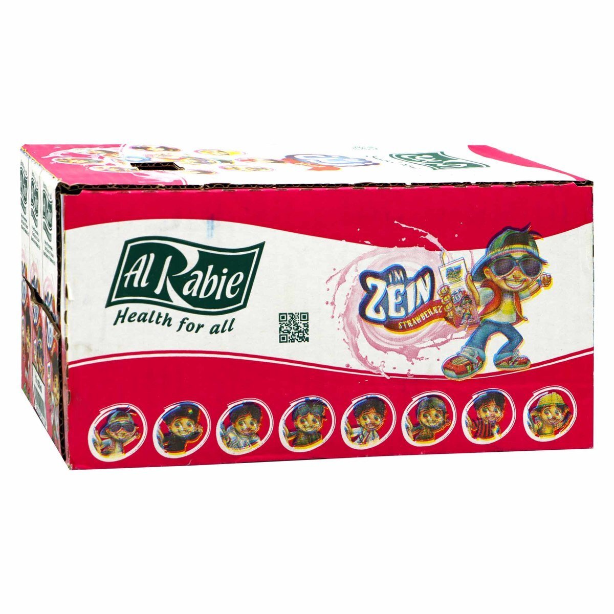 Al Rabie I'm Zein Strawberry Flavoured Milk 18 x 185 ml