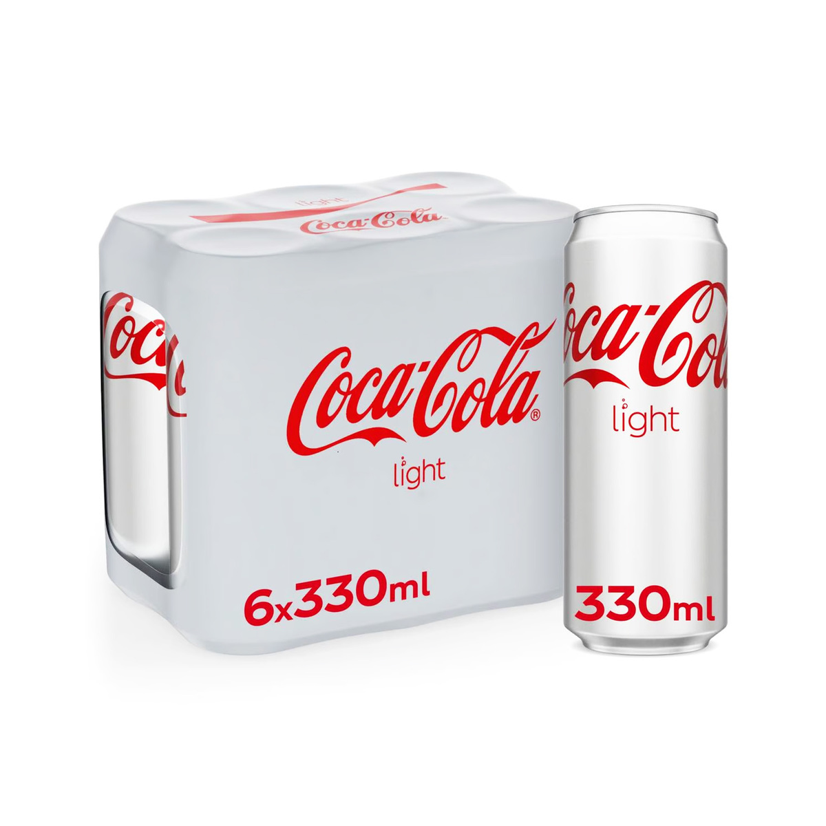 Coca Cola Light Can Value Pack 6 x 330 ml