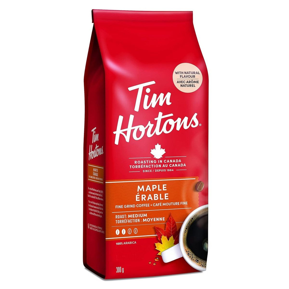 Tim Hortons Maple Fine Ground Coffee 300 g