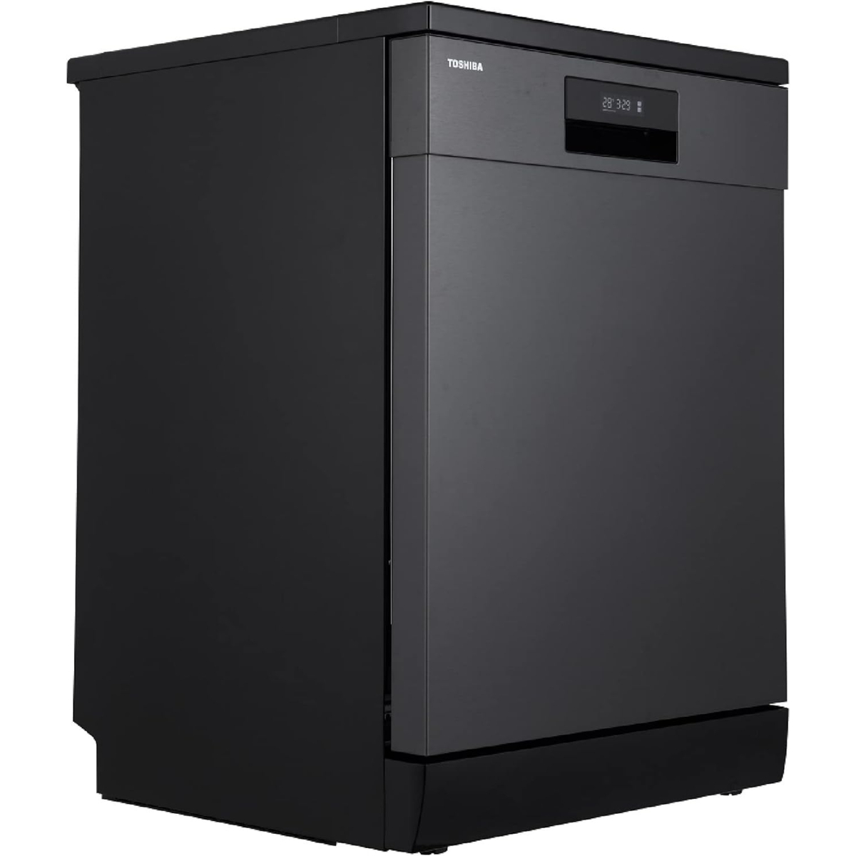 Toshiba Dishwasher, 8 Programs, 15 Place Setting, Black Stainless Steel, DW-15F3ME(BS)