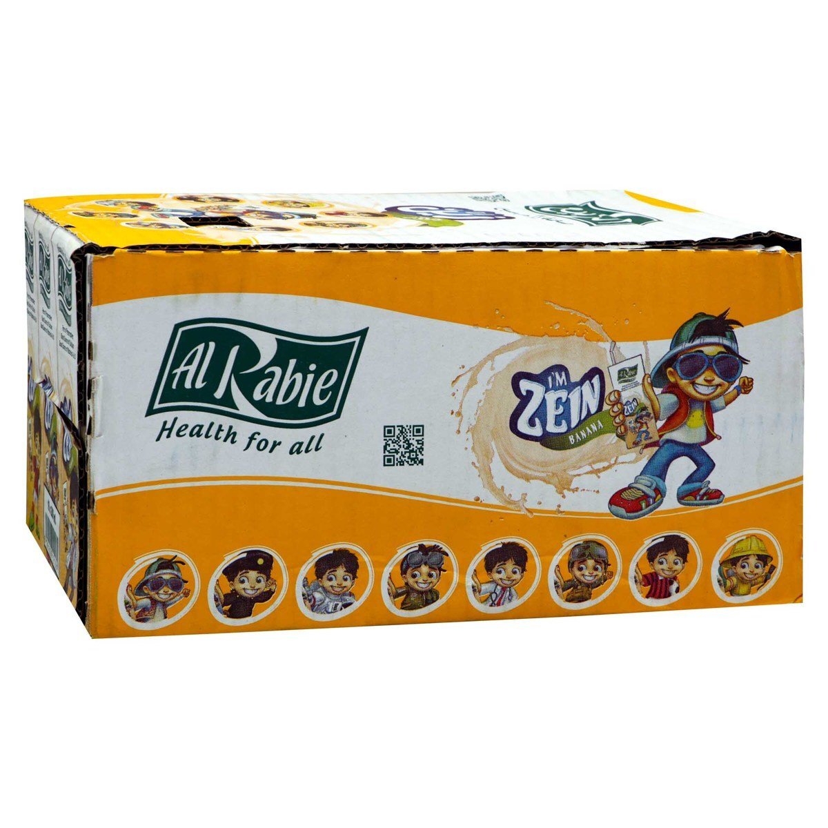 Al Rabie I'm Zein Banana Flavoured Milk 18 x 185 ml