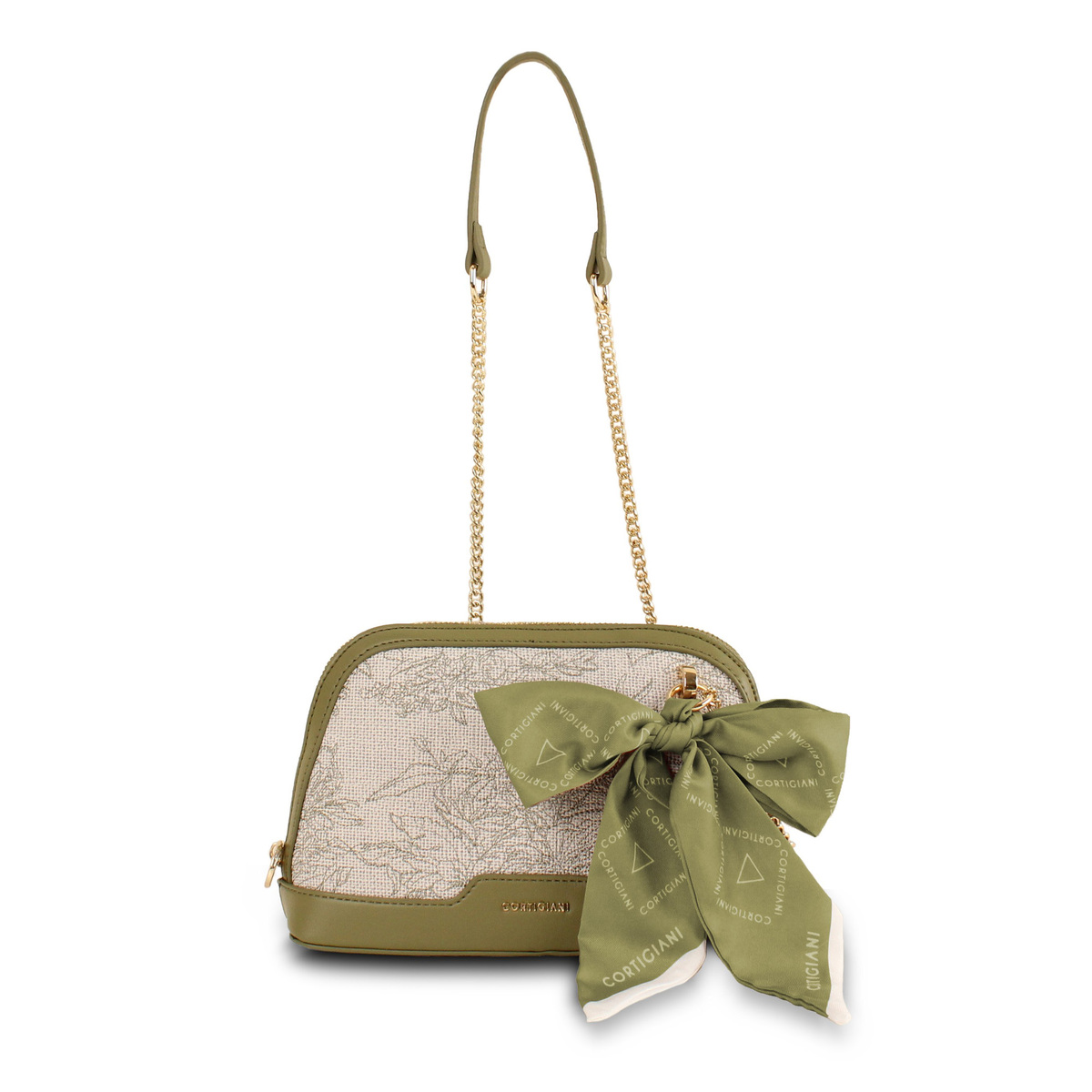 Cortigiani Women's Teenage Fashion Bag CTGKDGZ23-59, Olive Green