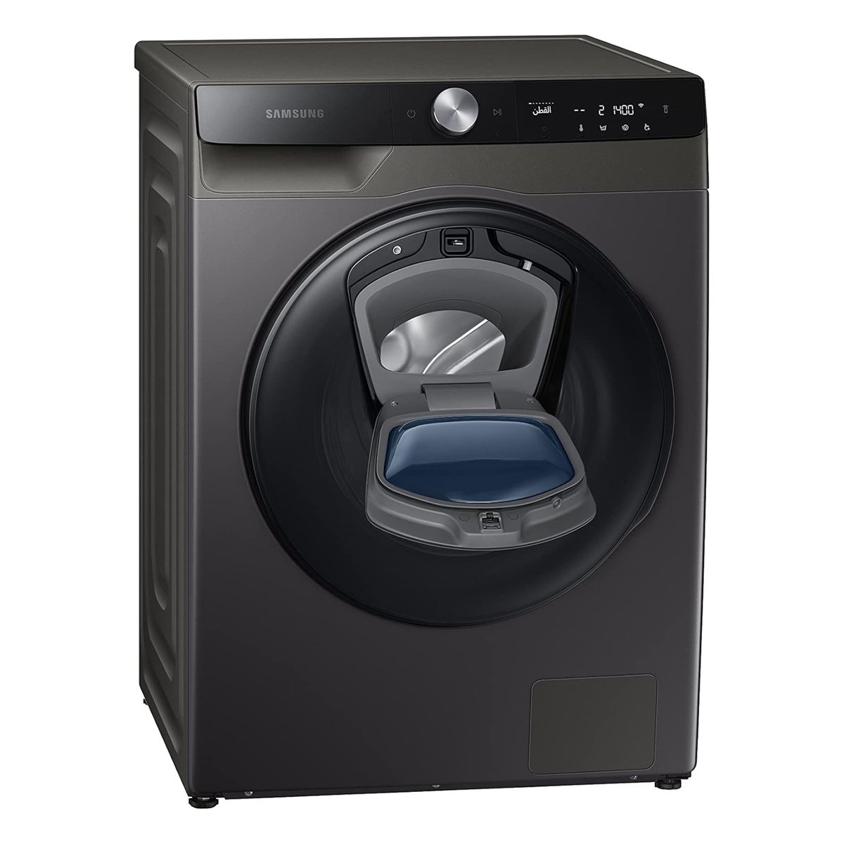 Samsung Front Load Washer, 9 kg, Inox, WW90T754DBX/YL