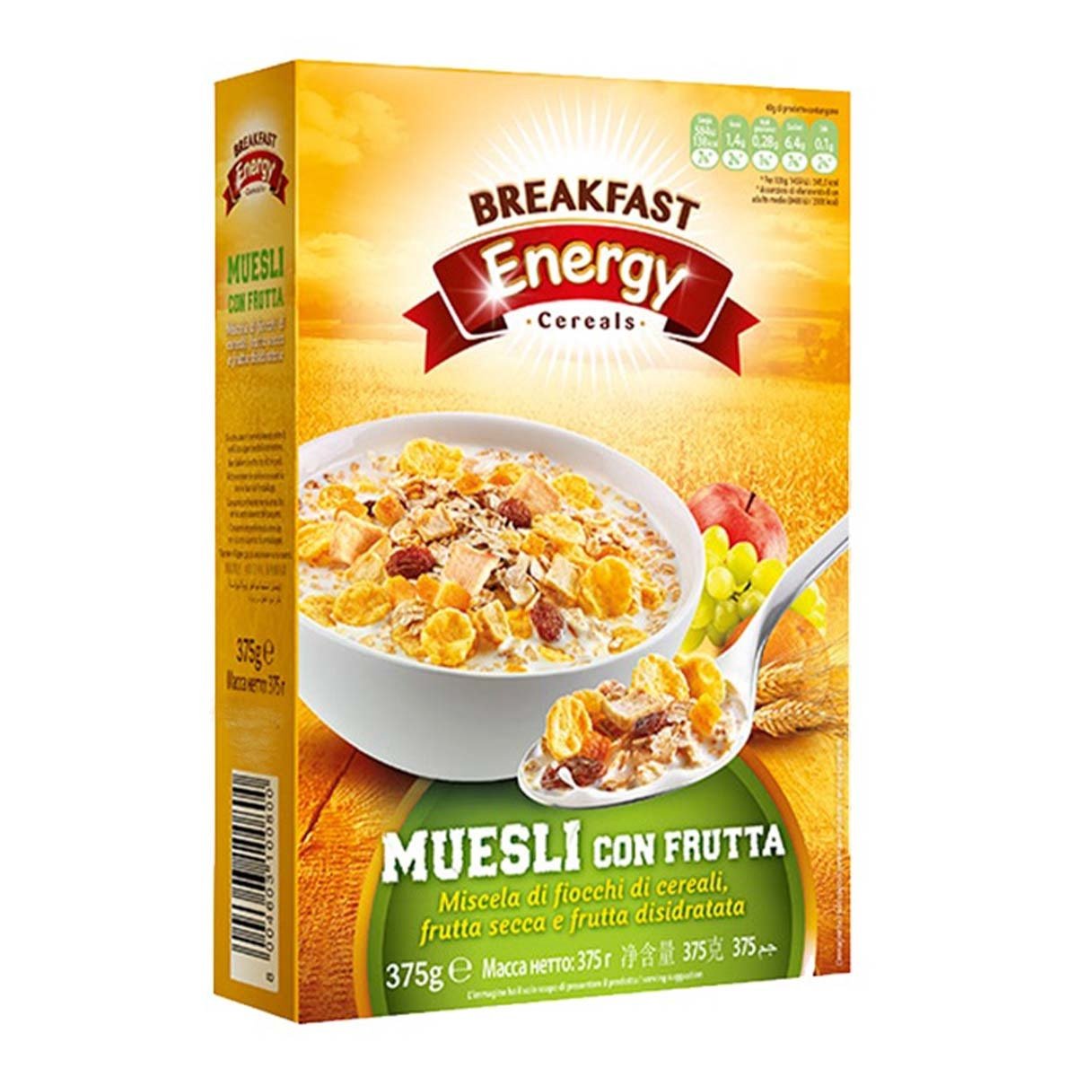 Breakfast Energy Muesli With Fruit 375 g